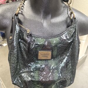 Simply Vera Vera Wang Metallic Snake Print Shoulder Bag